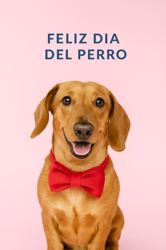 Un elegante perro con pajarita