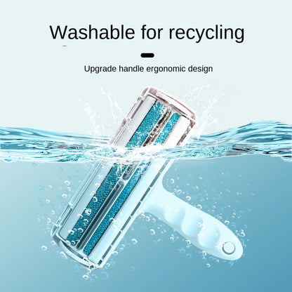 quita pelusas y pelos de mascotas ergonómico doble dirección. Se puede lavar para reutilizar