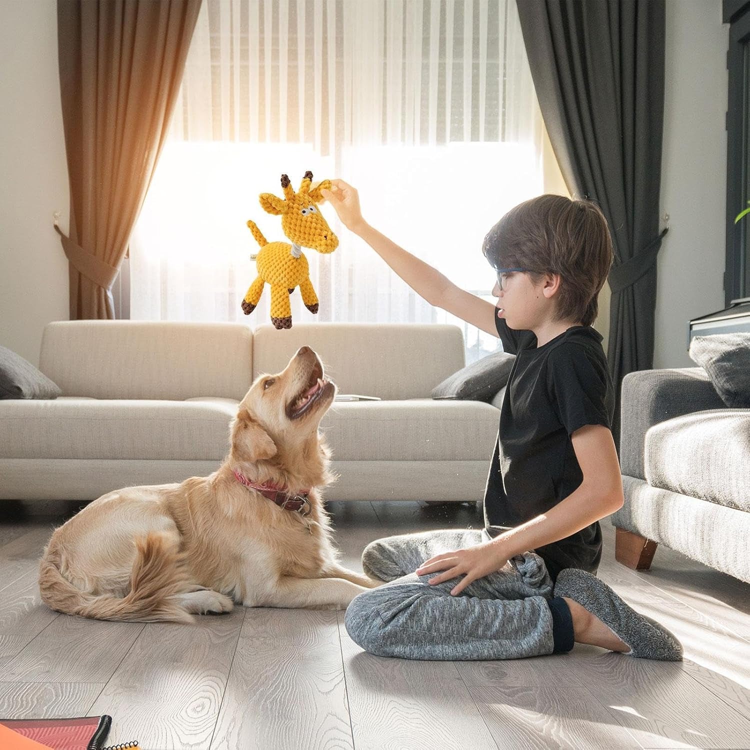 Juguetes Para Perros Chirriantes, Juguetes Masticables De Felpa Para Perros | Juguetes Chirriantes Para Masticar Animales De Peluche - Lindo Juguete Chirriante Para Perros De Peluche, Juguete Para Mas