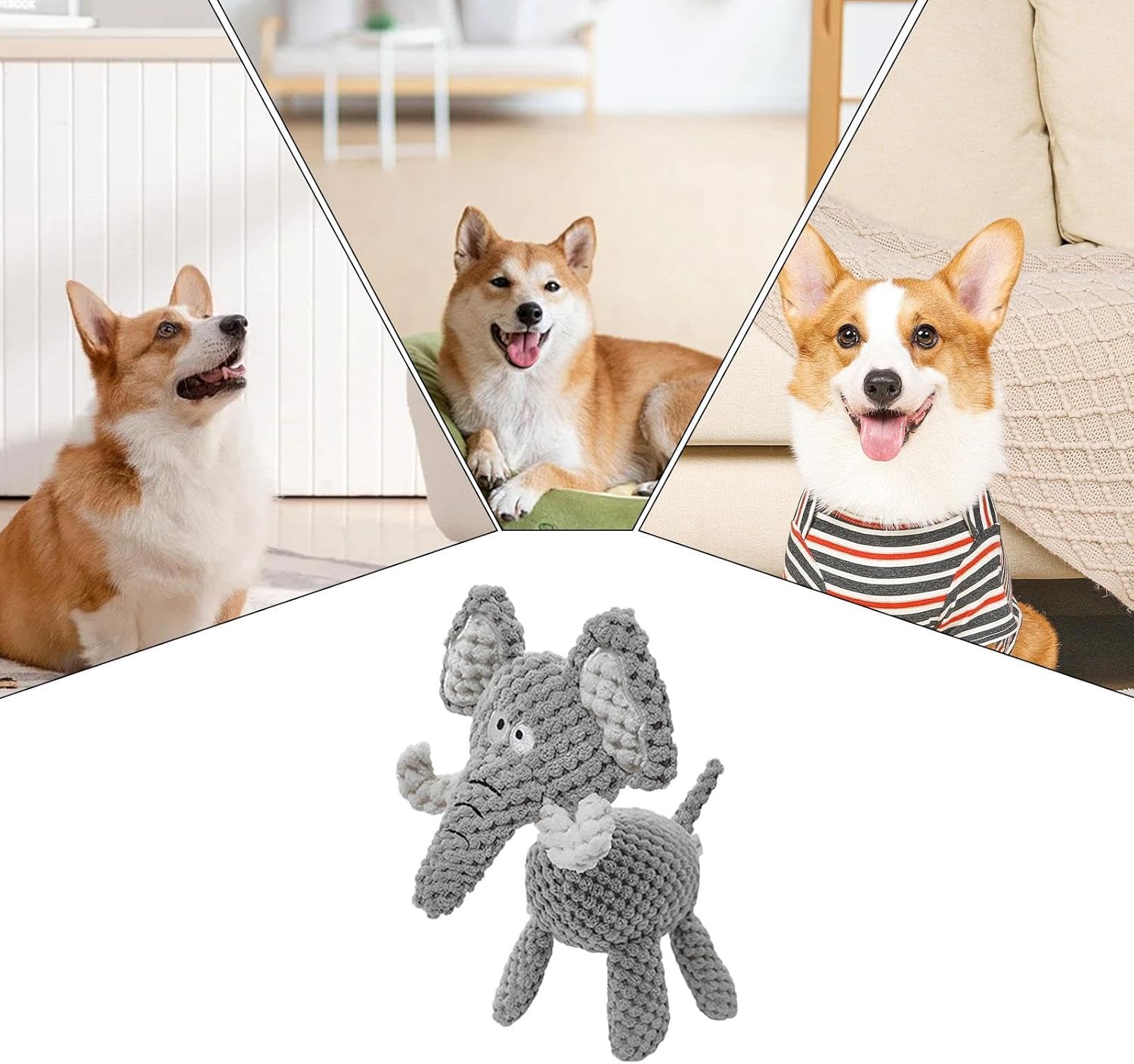 Juguetes Para Perros Chirriantes, Juguetes Masticables De Felpa Para Perros | Juguetes Chirriantes Para Masticar Animales De Peluche - Lindo Juguete Chirriante Para Perros De Peluche, Juguete Para Mas