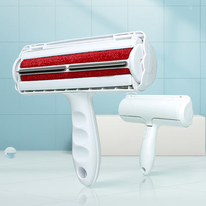 quita pelusas y pelos de mascotas ergonómico doble dirección color rojo