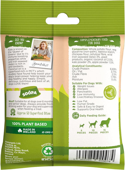 Palitos dentales para perros: berza y manzana, 50 G