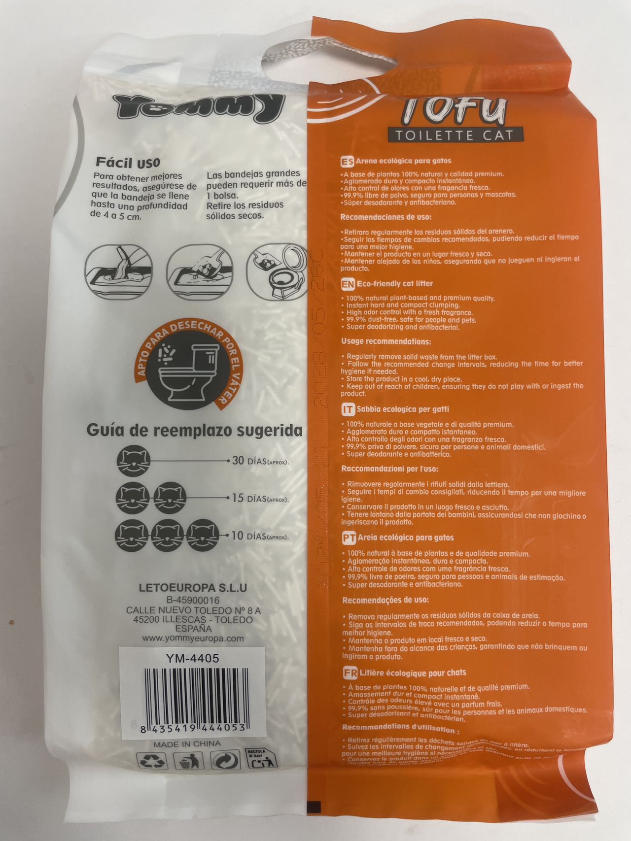 La arena de gato a base de tofu definitiva: sin polvo, super absorbente y a base de plantas