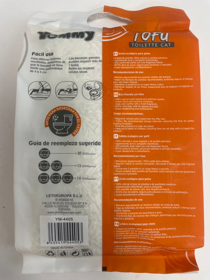 La arena de gato a base de tofu definitiva: sin polvo, super absorbente y a base de plantas