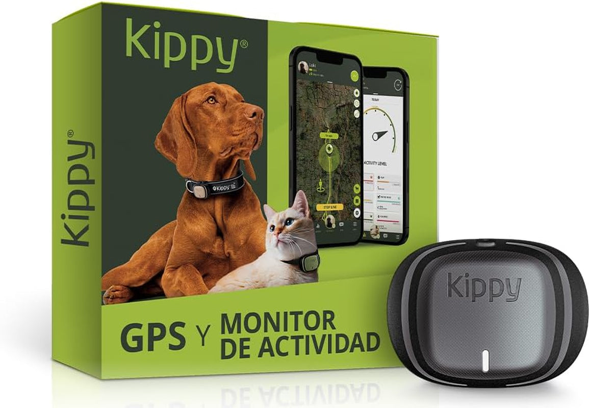 Kippy EVO GPS Premium: localizador antifuga + monitor de salud canina y felina