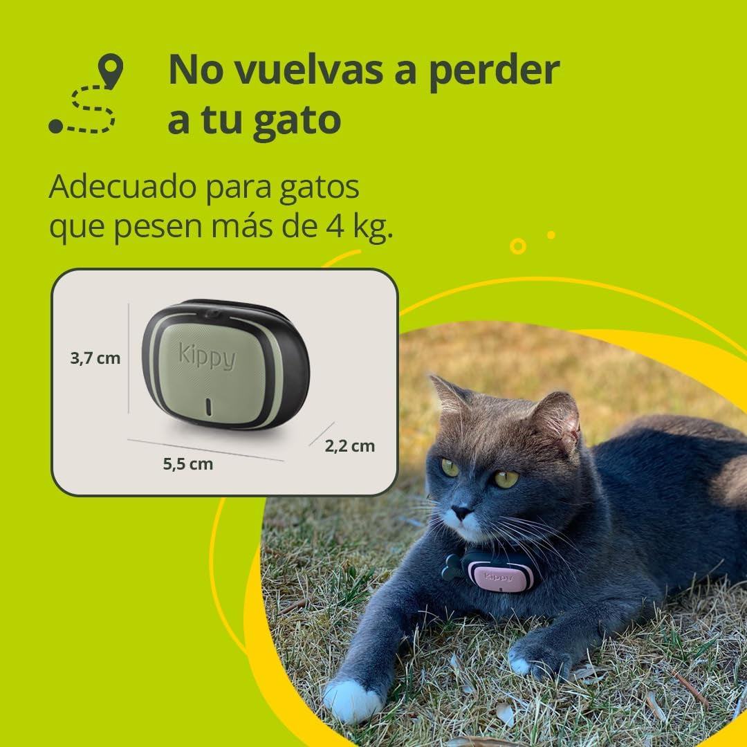 Kippy EVO GPS Premium: localizador antifuga + monitor de salud canina y felina