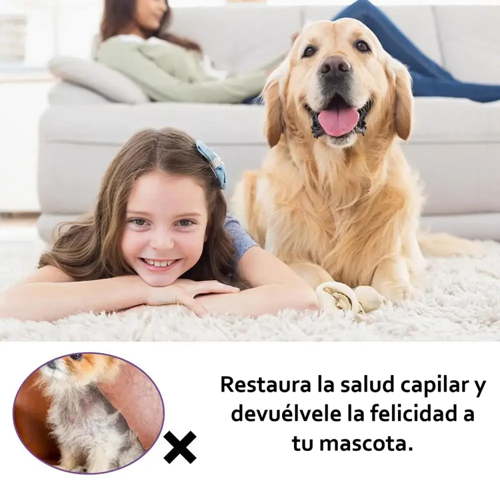 Espray-aerosol activador capilar: fórmula natural para el crecimiento de pelo en perros y gatos (30ml)