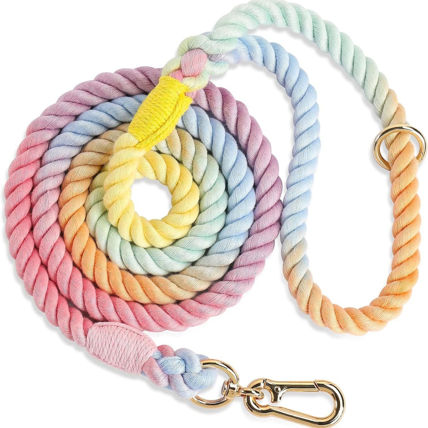 correa de cuero artesanal multicolor resistente para pasear perros grandes