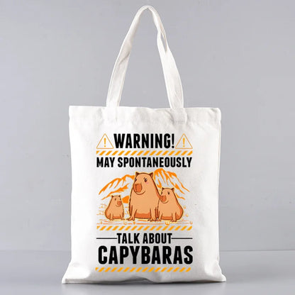 bolsa ten cuidado porque sin darte te cuenta te pones a hablar de capibaras