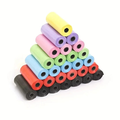 Bolsas para excrementos de perros, bolsas para excrementos de mascotas, bolsas desechables para residuos de perros, bolsas para excrementos a granel, bolsas para residuos de perros a prueba de fugas para suministros para mascotas