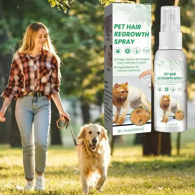 Espray-aerosol activador capilar: fórmula natural para el crecimiento de pelo en perros y gatos (30ml)