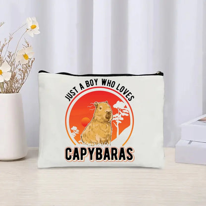 neceser solo un chico al que le encantan los capibaras