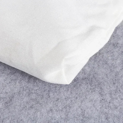 esquina de la parte inferior de la bolsa de tela sin costuras