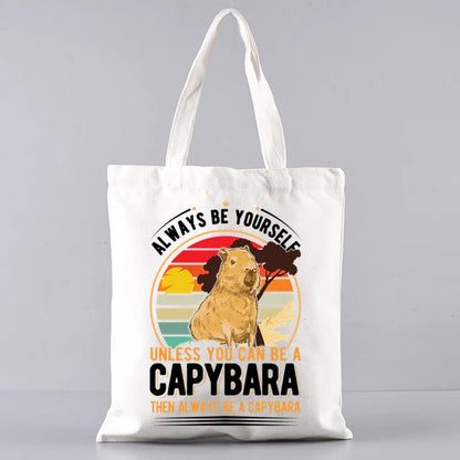 bolsa sé tu mismo a menos que seas un capibara, entonces sé un capibara