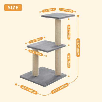 Árbol rascador premium 3-en-1: transformable, sisal, nido y hamaca de lujo
