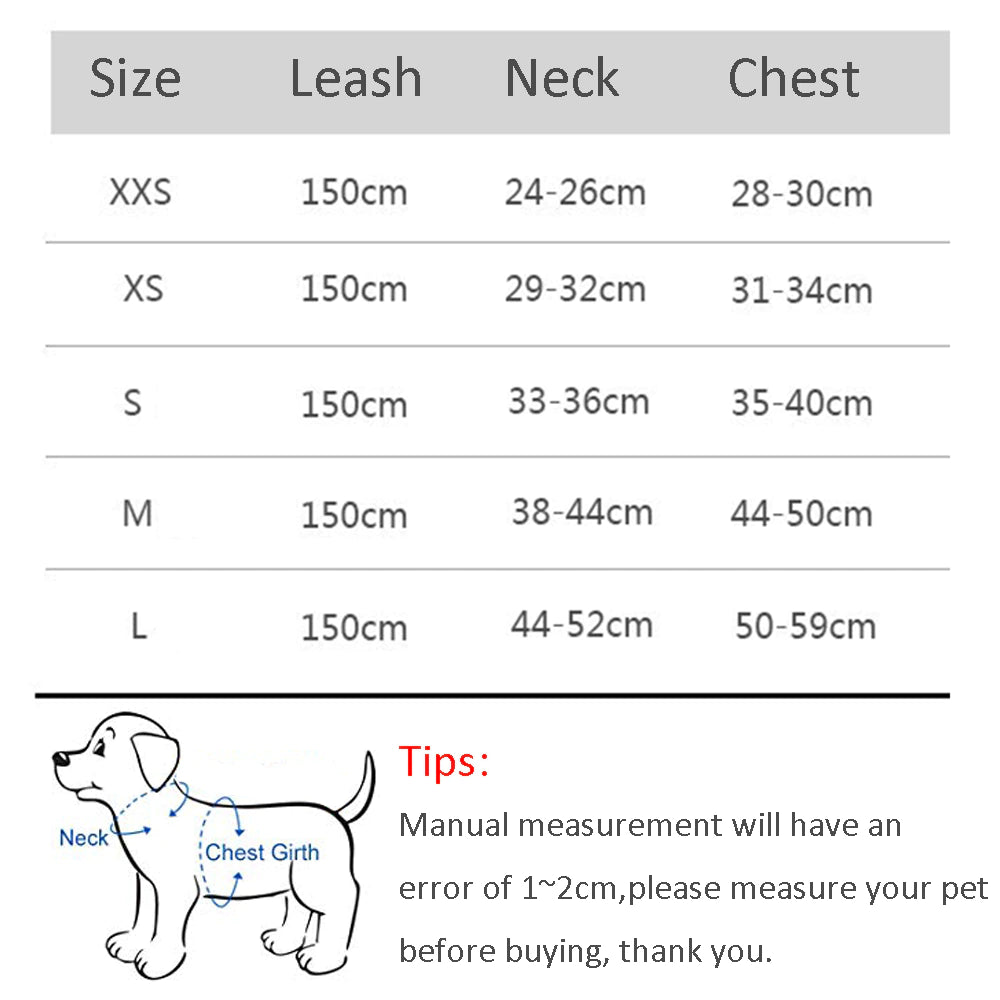 Adjustable Dog Harness and Leash Set for Small Breeds - Ideal for Puppies, Cats, French Bulldogs, Chihuahuas, and Pugs - Perfect for Outdoor Walks