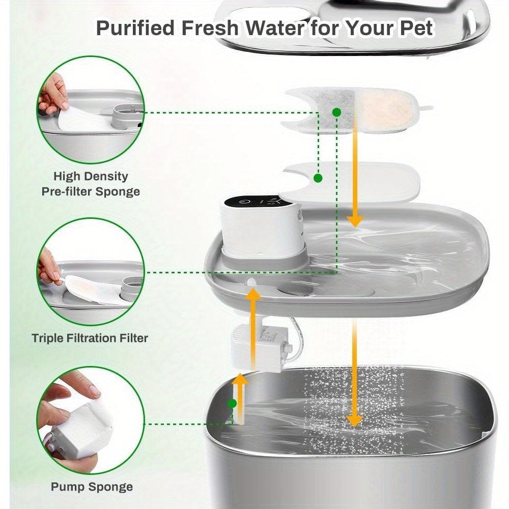 triple filtración compatible fuente de agua FEELNEEDY 4L (YPD-C004)