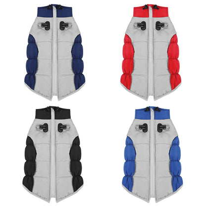 variedad de colores abrigo acolchado perro raza grande